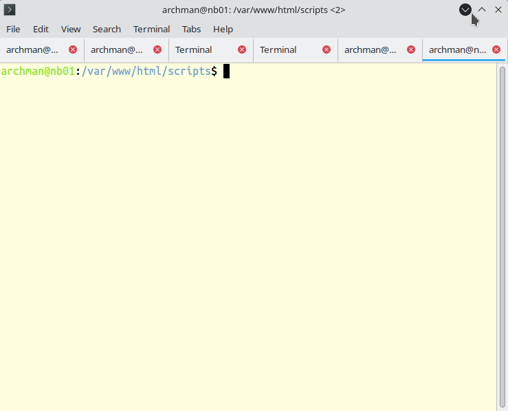 MATE Terminal screenshot