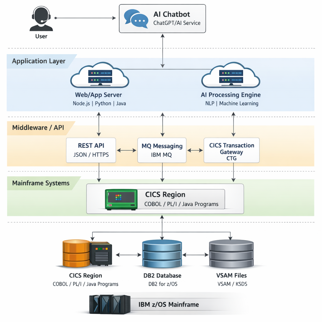 AI to CICS Architecture