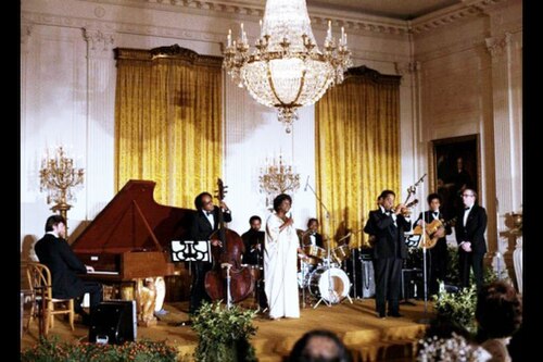 Sarah Vaughan at White House