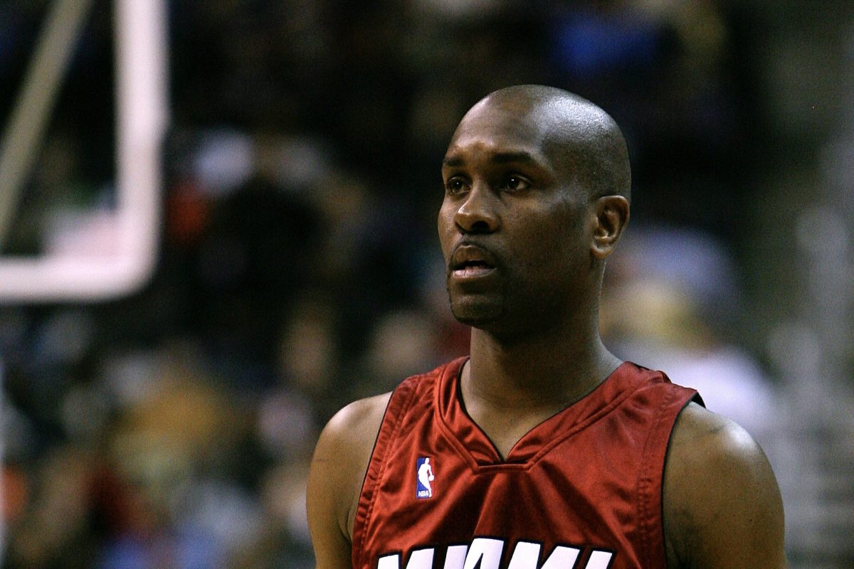 Gary Payton in Miami Heat uniform